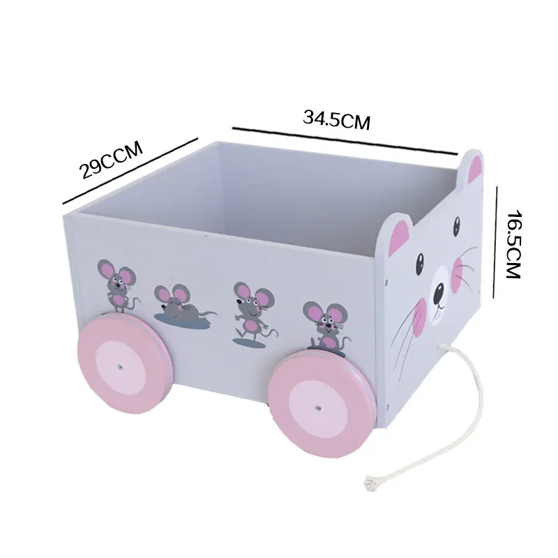 Wooden Cute Animals Posing Car - Newborn Photography Props - Image 4